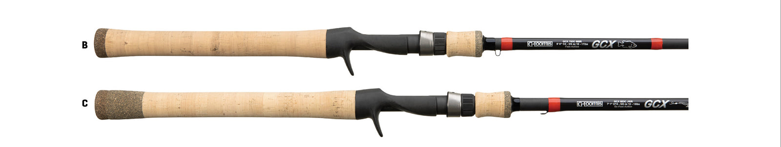 G Loomis GCX JIG & WORM CASTING image détaillée 1